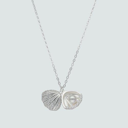 Collar Almeja Circones y Perla