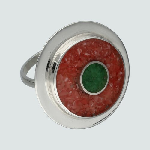 Anillo Circulo Piedra Picada