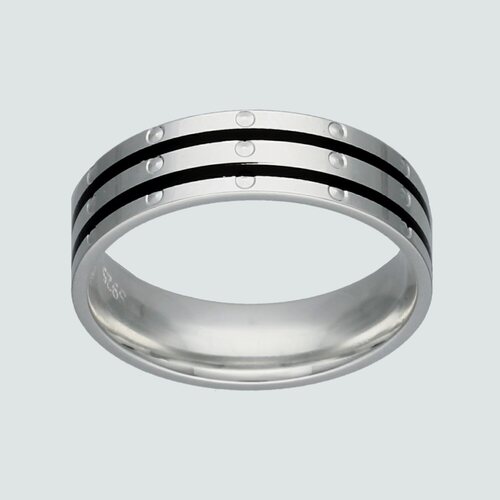 Anillo Líneas Circulos Facetados