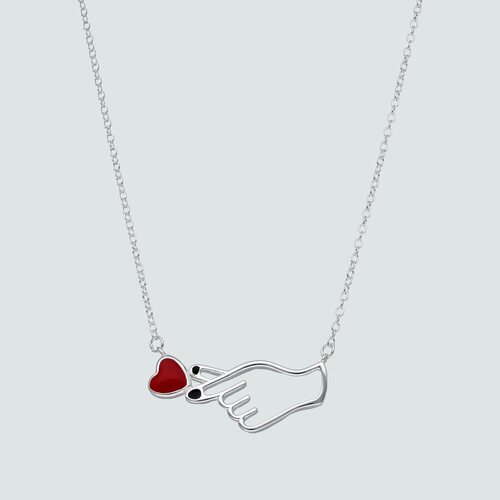 Collar Símbolo de Amor Esmaltado