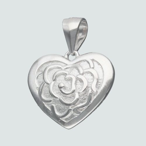 Colgante Corazón Flor