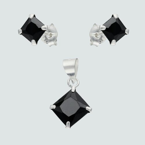 Conjunto Rombo Circón Ónix