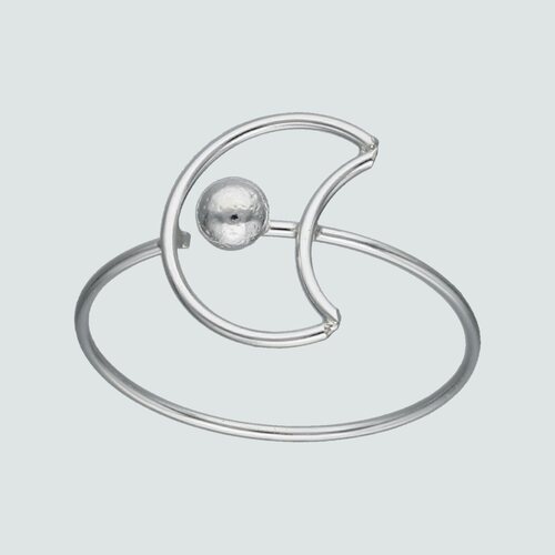 Anillo Media Luna y Esfera