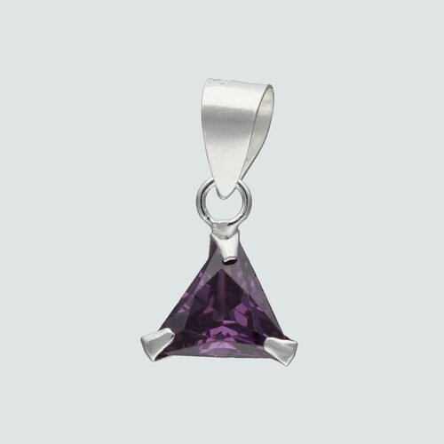 Colgante Triangulo Circón 7x8 mm