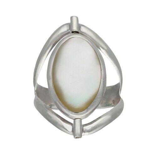 Anillo Reversible Nácar Turquesa