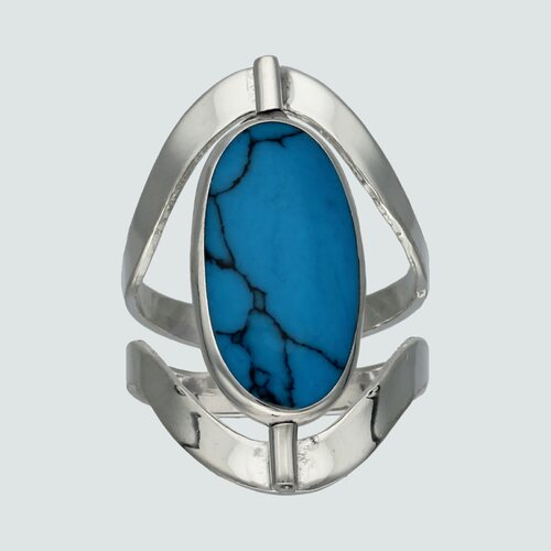 Anillo Reversible Nácar Turquesa