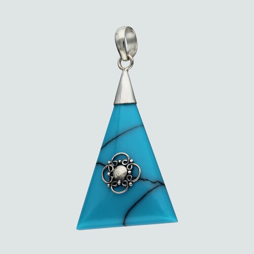 Colgante Triangulo Turquesa