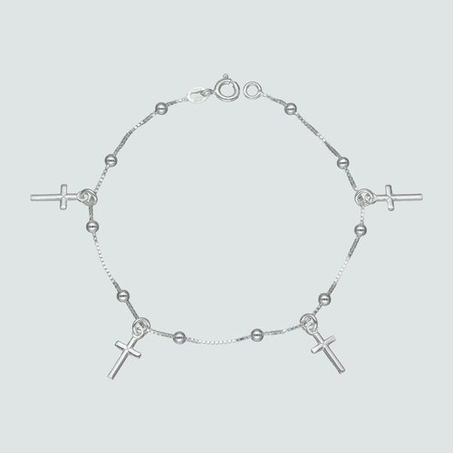 Pulsera Cruces y Esferas