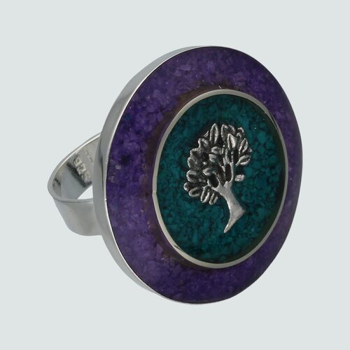 Anillo Árbol de la Vida Piedra Picada