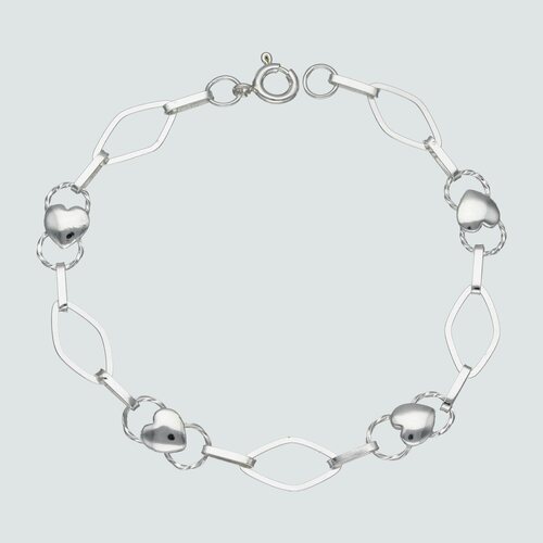 Pulsera Óvalos y Corazones