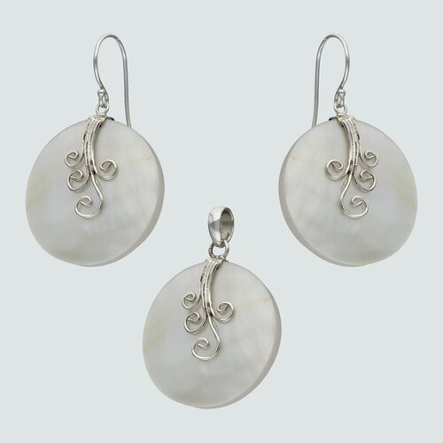 Conjunto Nácar con Espirales
