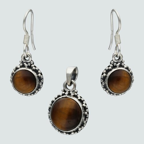 Conjunto Circular Ojo de Tigre