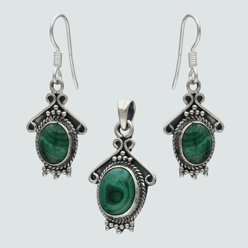 Conjunto Malaquita Ovalado