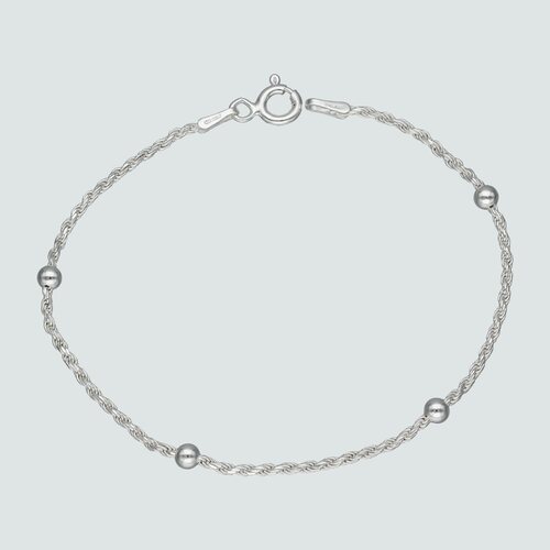 Pulsera Turbillon con Esferas 16 cm