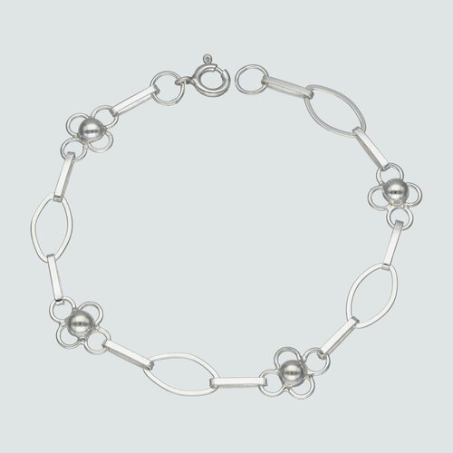 Pulsera Óvalos y Flores