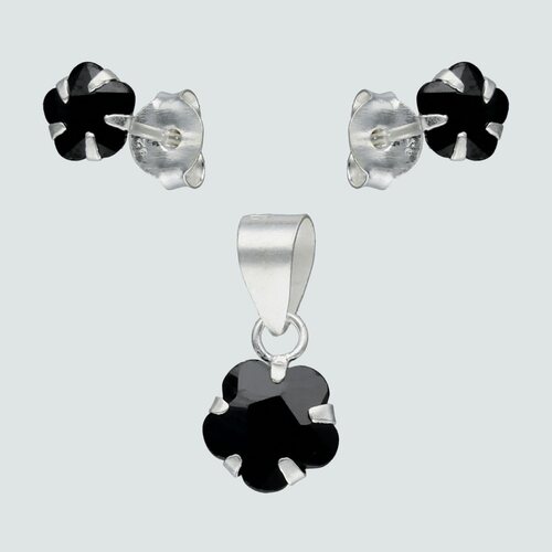Conjunto Flor Circón Ónix
