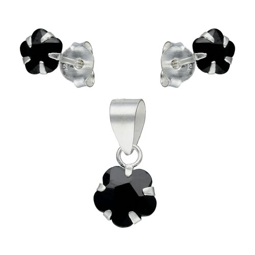 Conjunto Flor Circón Ónix