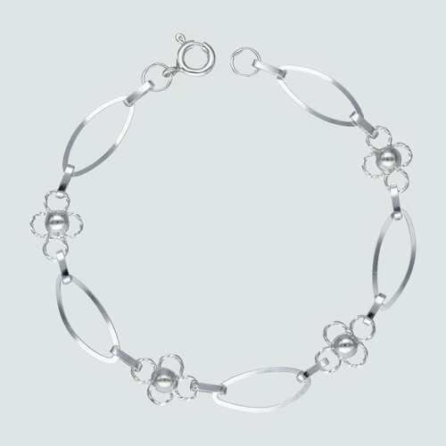 Pulsera Óvalos Flores