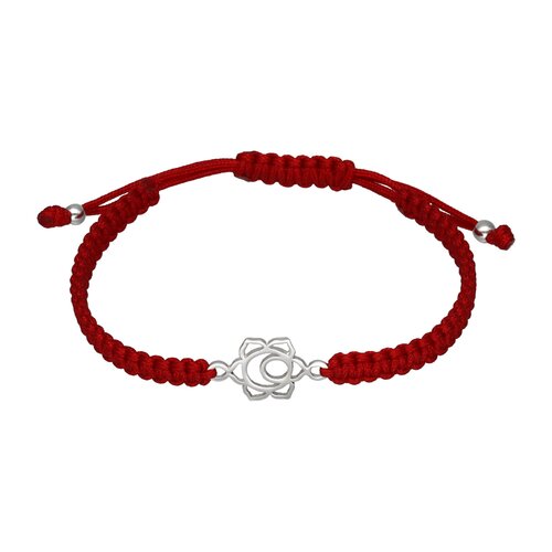 Pulsera Hilo Rojo Ajustable Chakra Svadhisthana