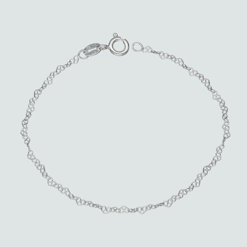 Pulsera Corazones Entrelazados 16 cm