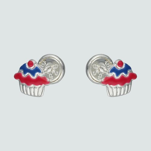 Aro con Tope Cupcake Esmaltado