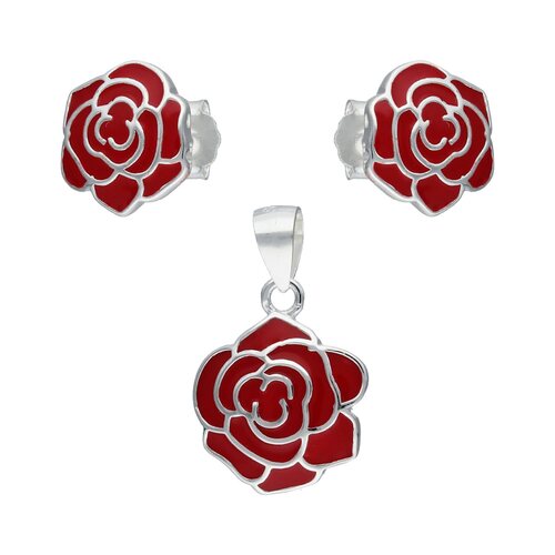 Conjunto Flor Esmaltada