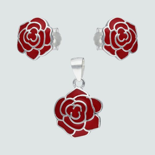 Conjunto Flor Esmaltada