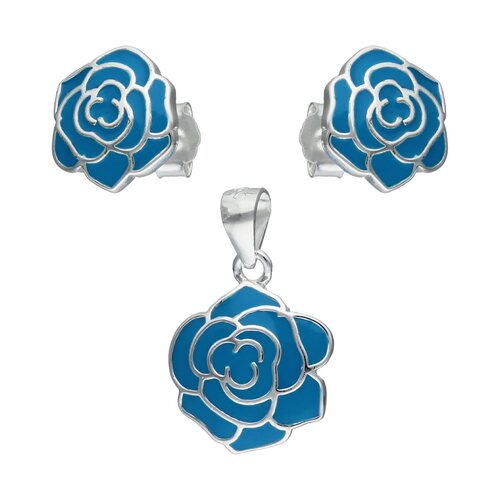 Conjunto Flor Esmaltada