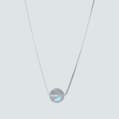 Collar Esfera Hecho con Cristal Swarovski® Tornasol
