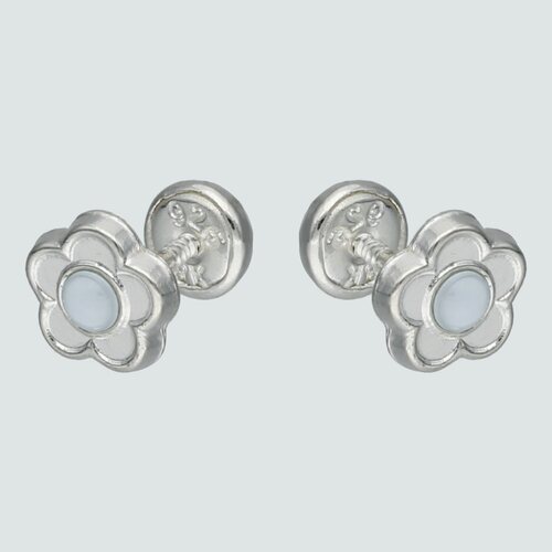 Aro con Tope Flor Cristal