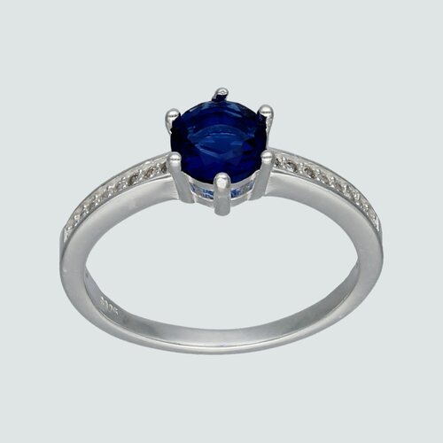 Anillo Circón Zafiro