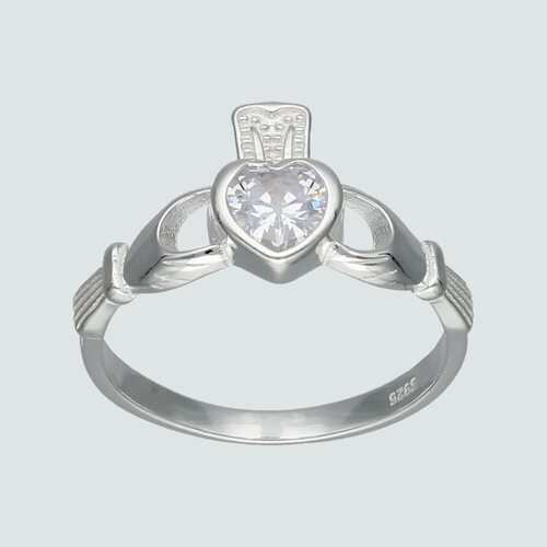 Anillo Claddagh Circón