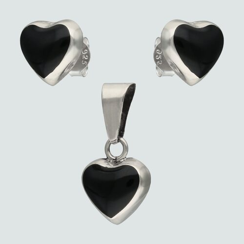 Conjunto Corazón Ónix