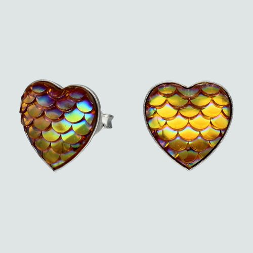 Aro Corazón Cristal Tornasol