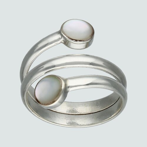Anillo en Espiral Nácar
