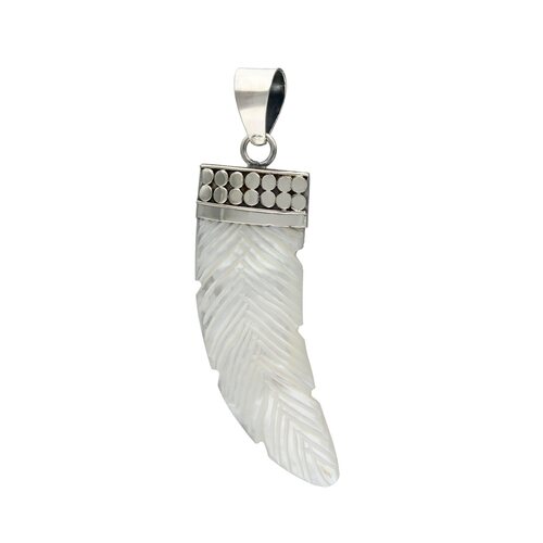 Colgante Pluma Nacar
