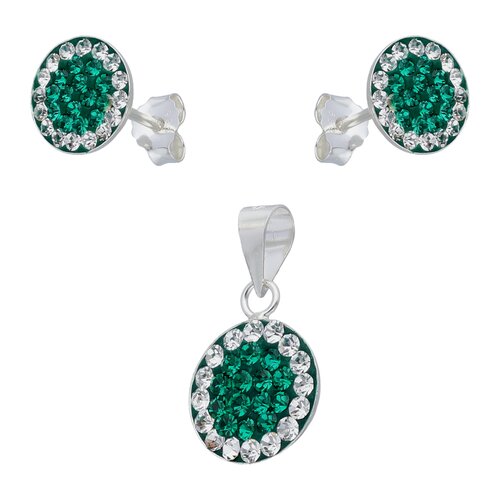 Conjunto Cristales Verde