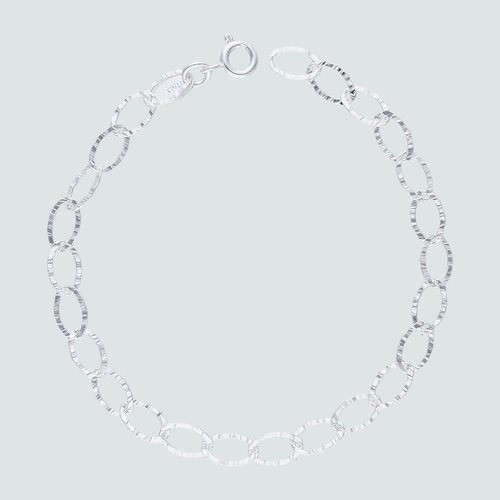 Pulsera Óvalos Martillados