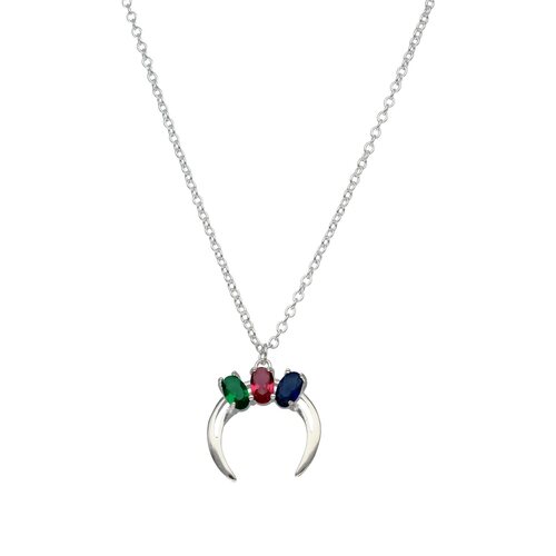 Collar Luna Invertida Circones Multicolor