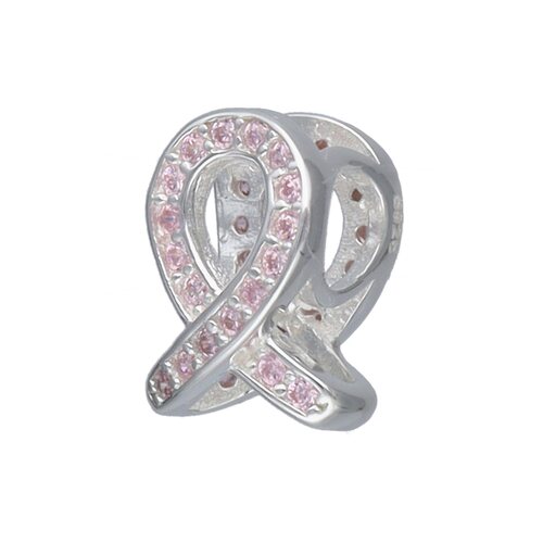 Colgante Charm Lazo Circones Rosa Francia