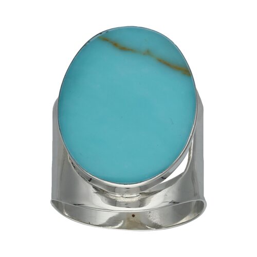 Anillo Turquesa Ovalada