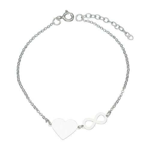Pulsera Corazón Infinito