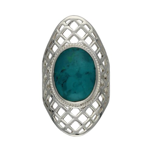 Anillo Crisocola Ovalado
