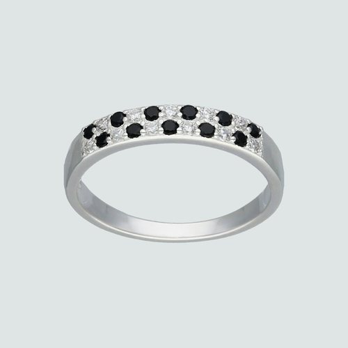 Anillo Cintillo Circones Onix
