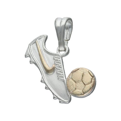 Colgante Zapato y Pelota de Fútbol con Oro