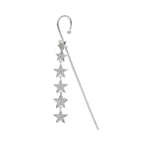 Aro Bidu Pasador Estrellas Circones