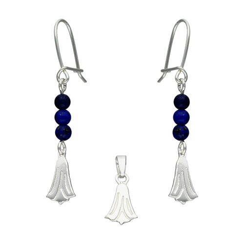 Conjunto Copihue Lapislázuli