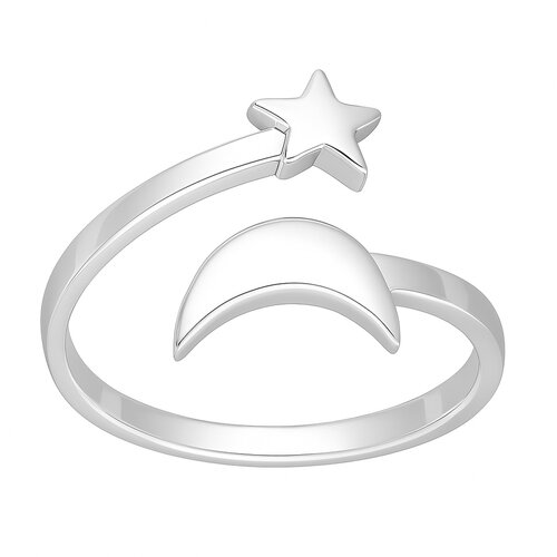 Anillo Ajustable Media Luna y Estrella
