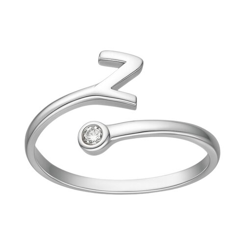 Anillo Ajustable Letra Z Circón