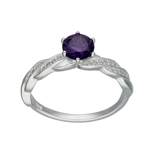 Anillo Circón Amatista